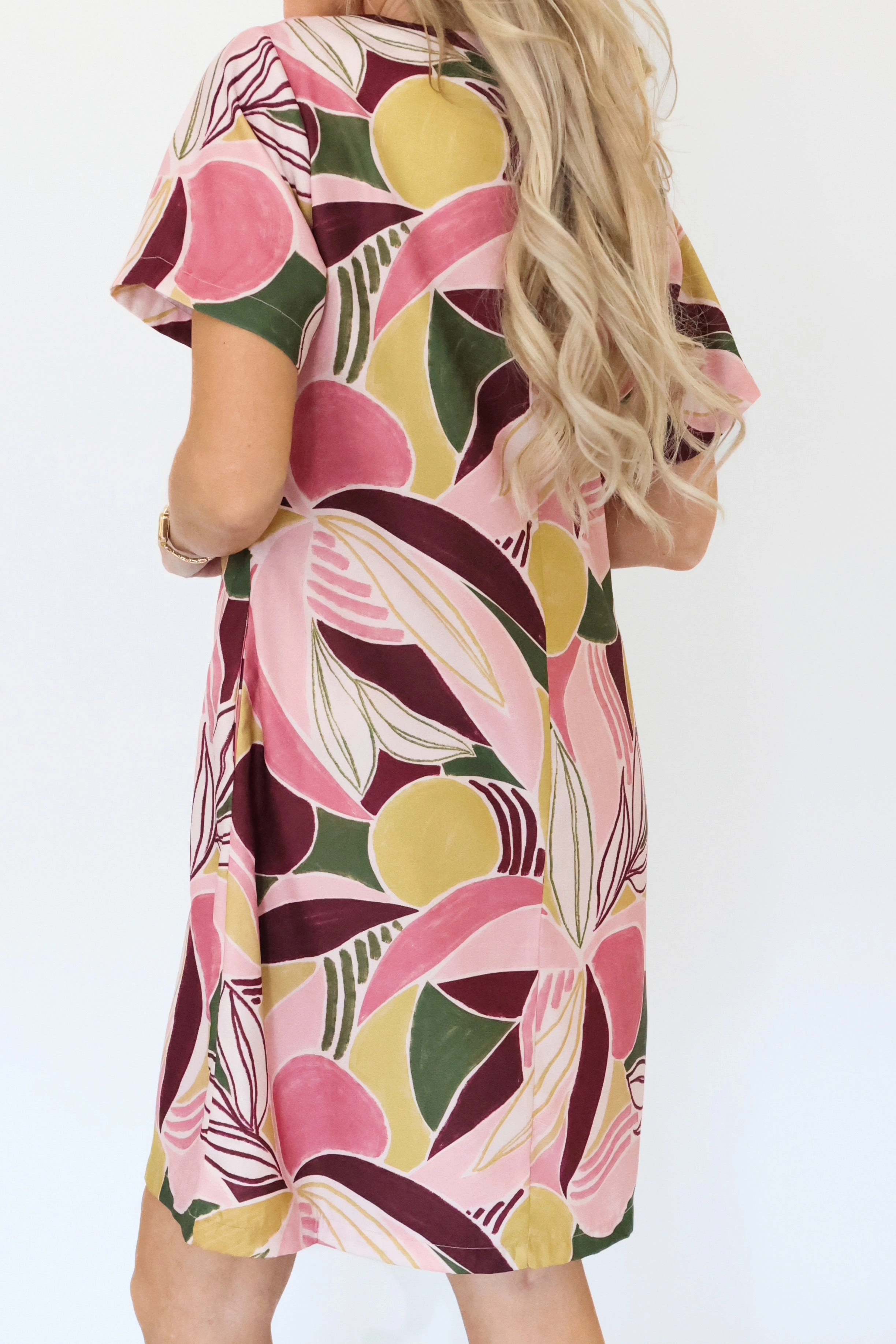 Running For Office Dress- Pink summer look