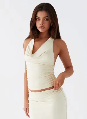 EcoCertified Textile GarmentWashedFinish Rayne Top - Yellow