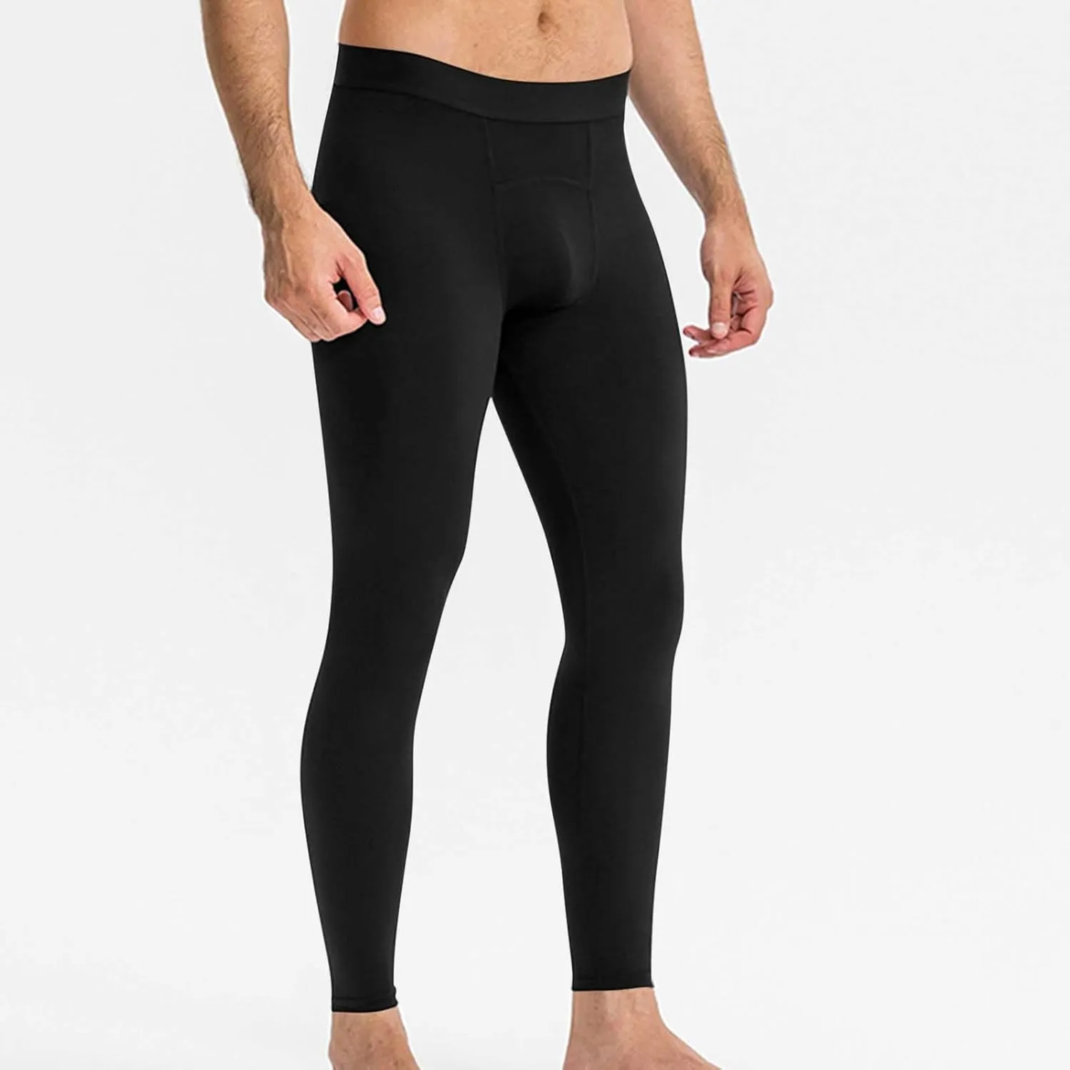 Compression Pants Men Athletic Workout Running Tights Quick Dry Sport Leggings Base Layer Bottoms for Yoga Basketball