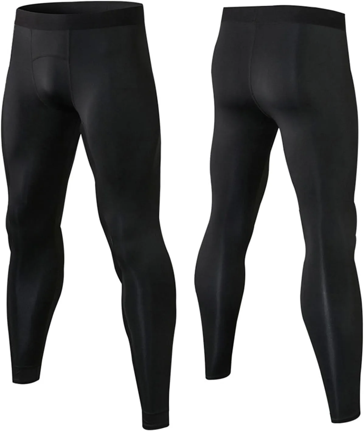 Compression Pants Men Athletic Workout Running Tights Quick Dry Sport Leggings Base Layer Bottoms for Yoga Basketball