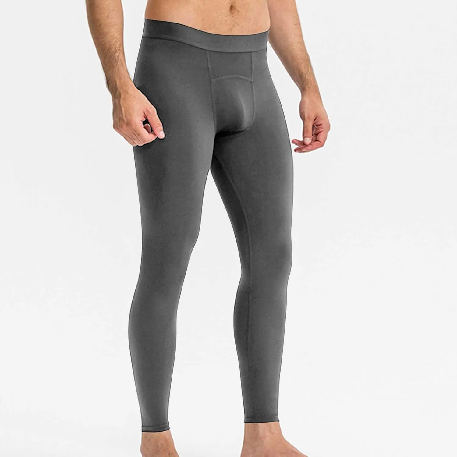 Compression Pants Men Athletic Workout Running Tights Quick Dry Sport Leggings Base Layer Bottoms for Yoga Basketball