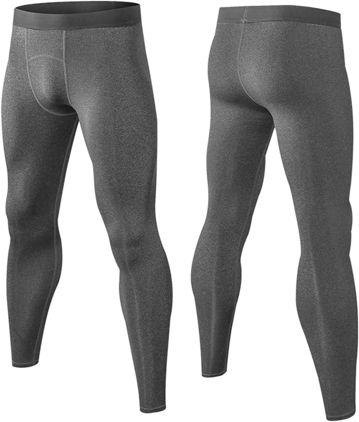 Compression Pants Men Athletic Workout Running Tights Quick Dry Sport Leggings Base Layer Bottoms for Yoga Basketball