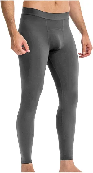 Compression Pants Men Athletic Workout Running Tights Quick Dry Sport Leggings Base Layer Bottoms for Yoga Basketball