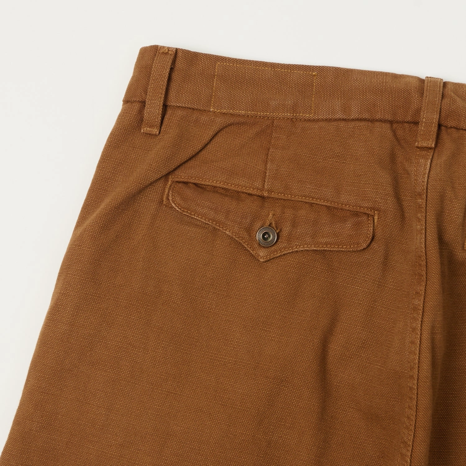 Comfort Control Flat Seams Freenote Cloth Heavyweight 14oz Slub Workers Chino - Rust