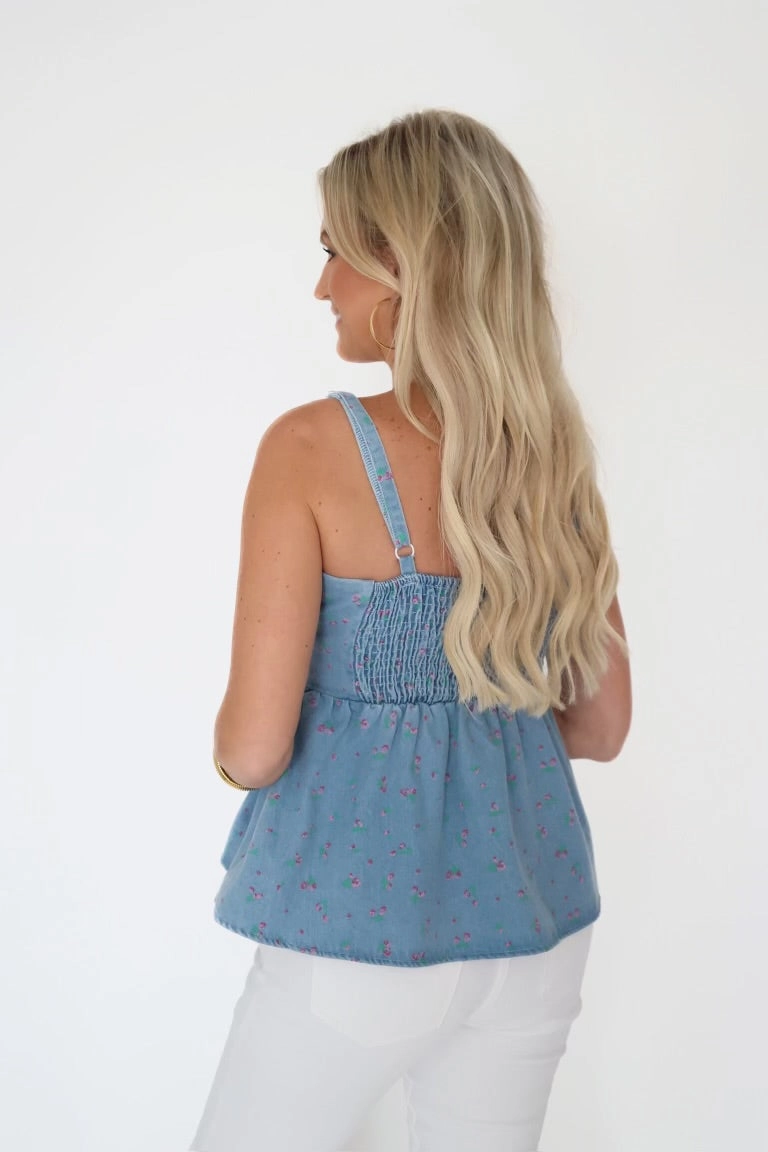 Sadie Peplum Top (FINAL SALE) Smooth Interior Lining