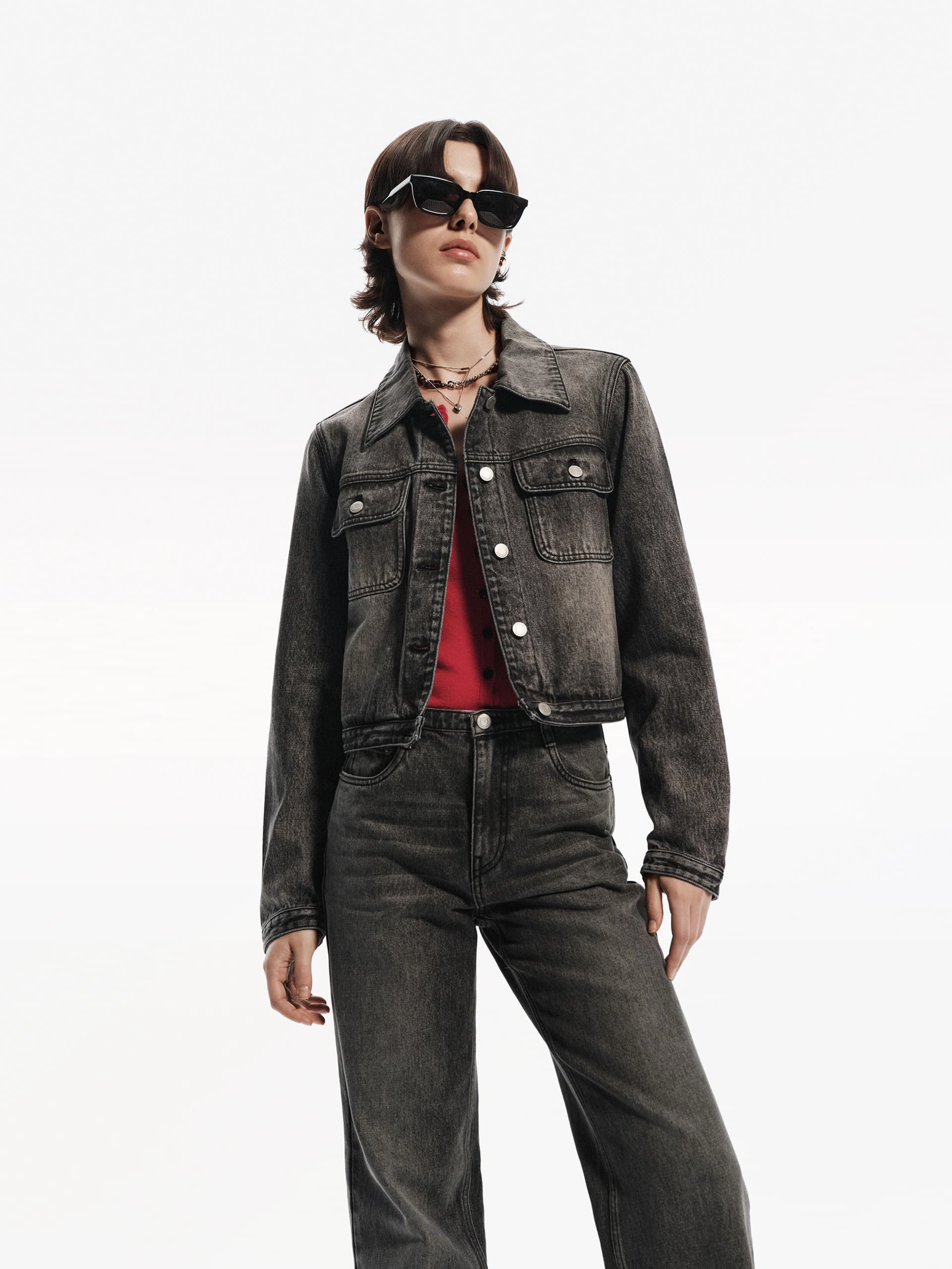 Vintage Cropped Jacket ReinforcedElbows