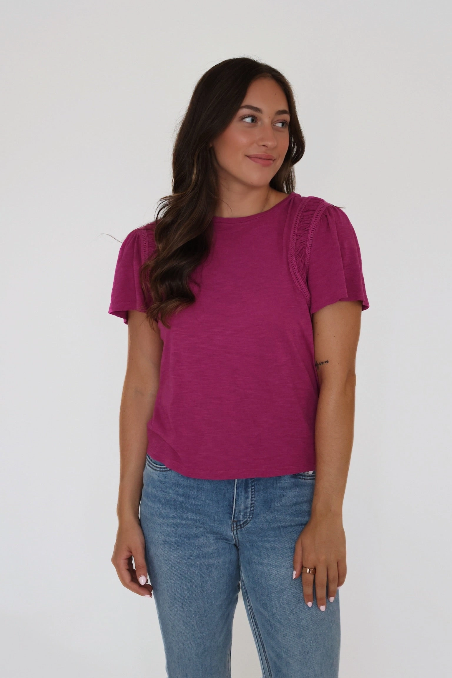 Francie Top Hidden Storage Pockets