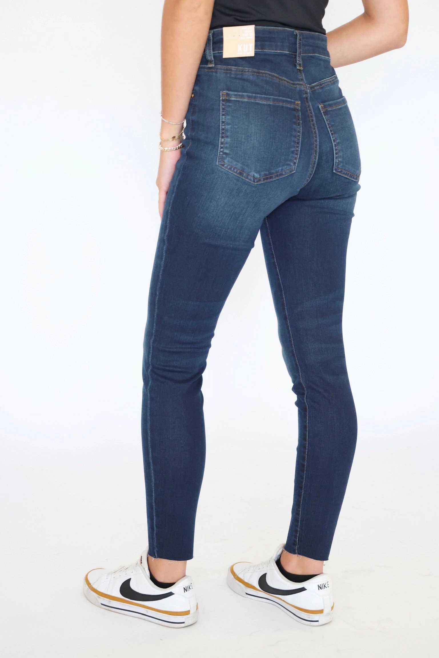 High Density Weave WrinkleFree Weave Connie Hight Rise Fab Ab- Smash