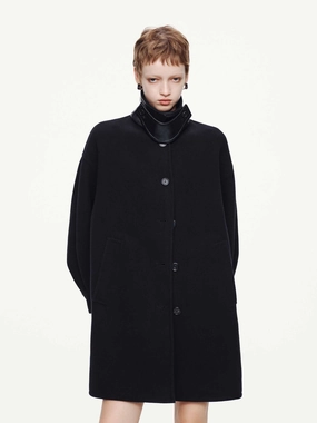 All Year Removable Collar Wool Coat