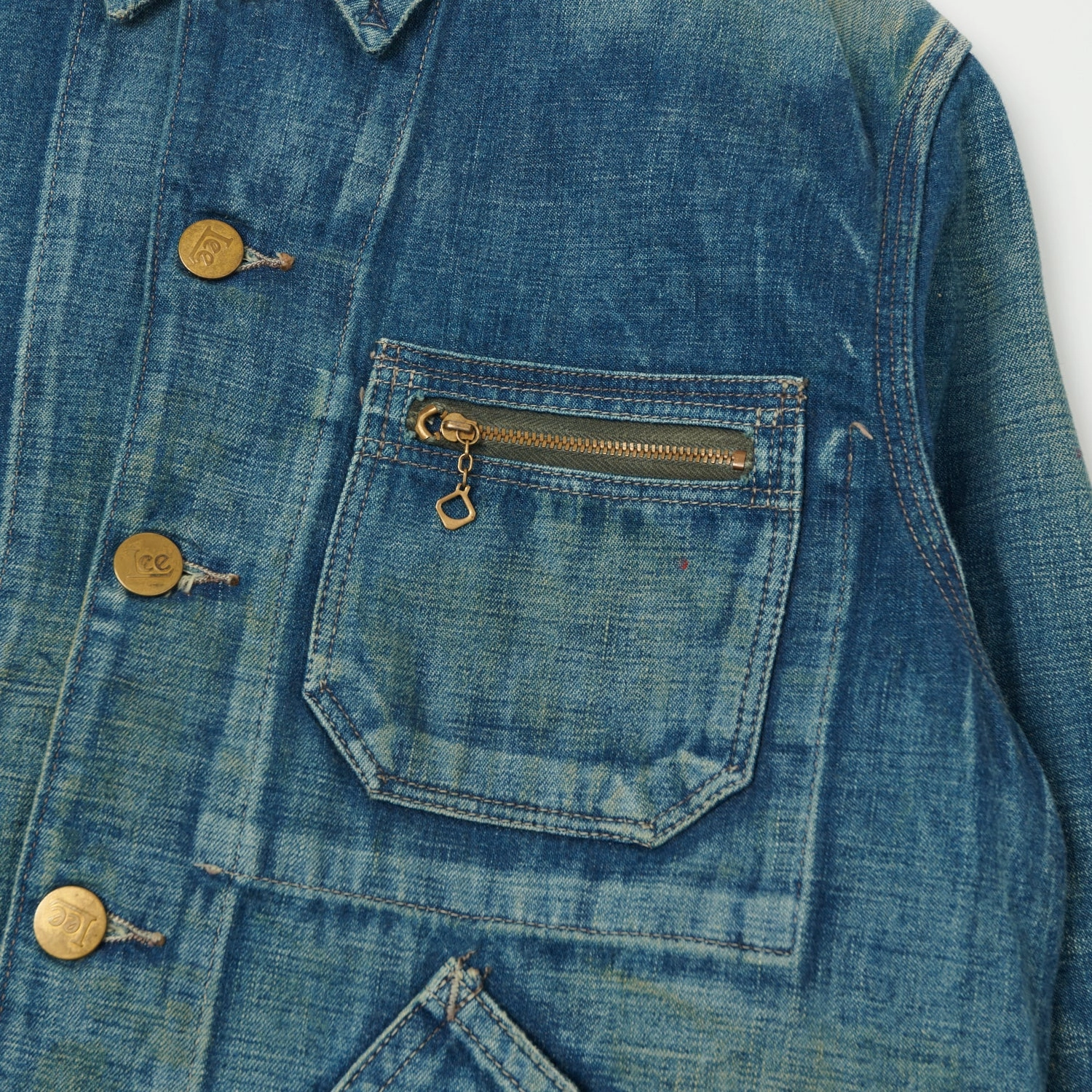 Lee Archives 191J 'Loco' Denim Jacket - Heavy Wash Ergonomic Articulation
