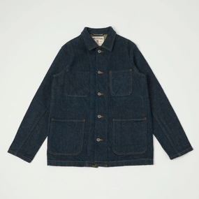 ONI Denim 03502ZR 'Secret Denim' 20oz Coverall Jacket - Rinsed Casual Outdoor Look