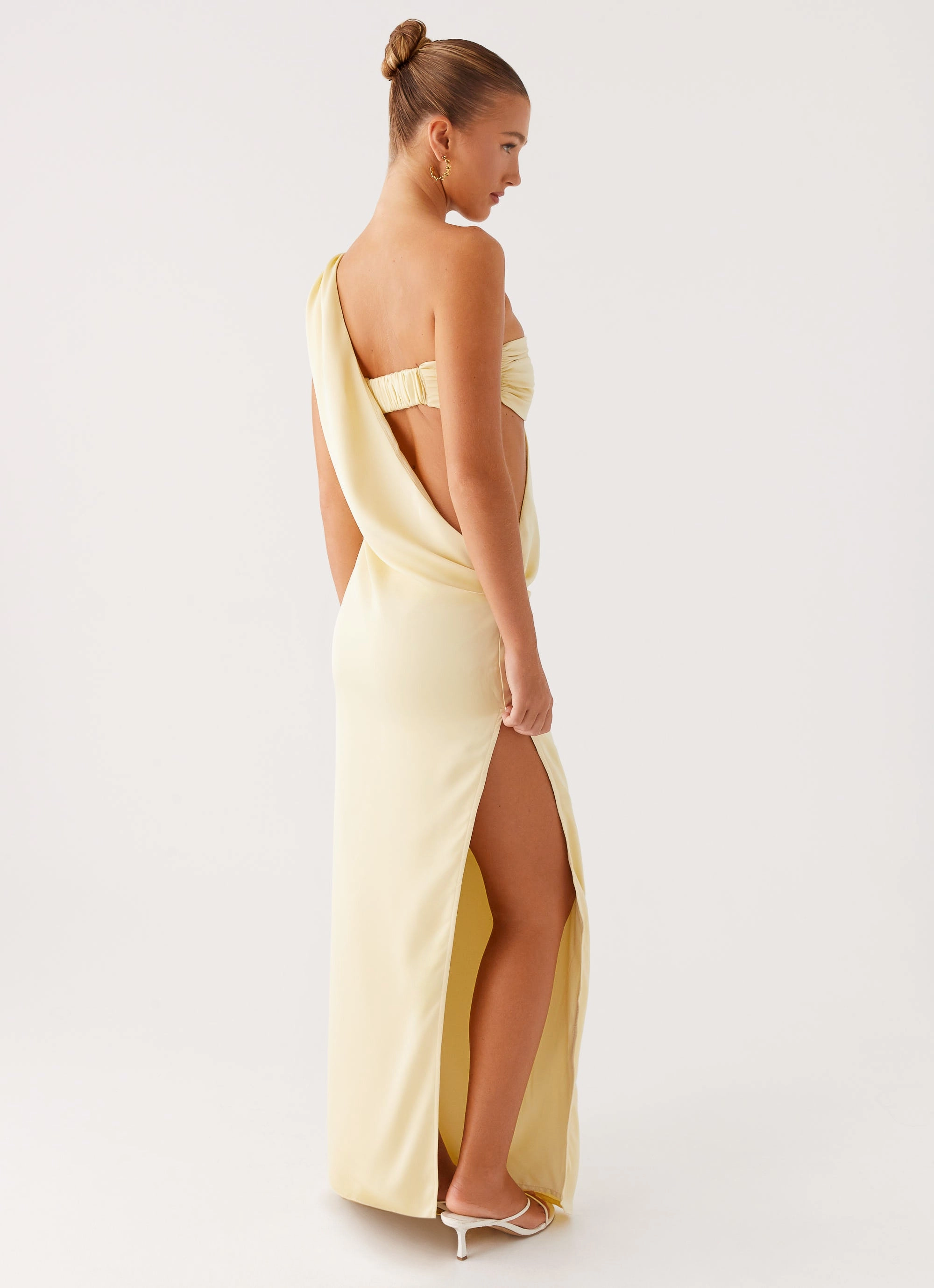 Sharp Edge Premium Look Cooper Maxi Dress - Yellow