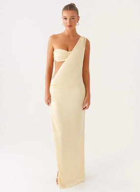 Cooper Maxi Dress - Yellow Fashionable Style