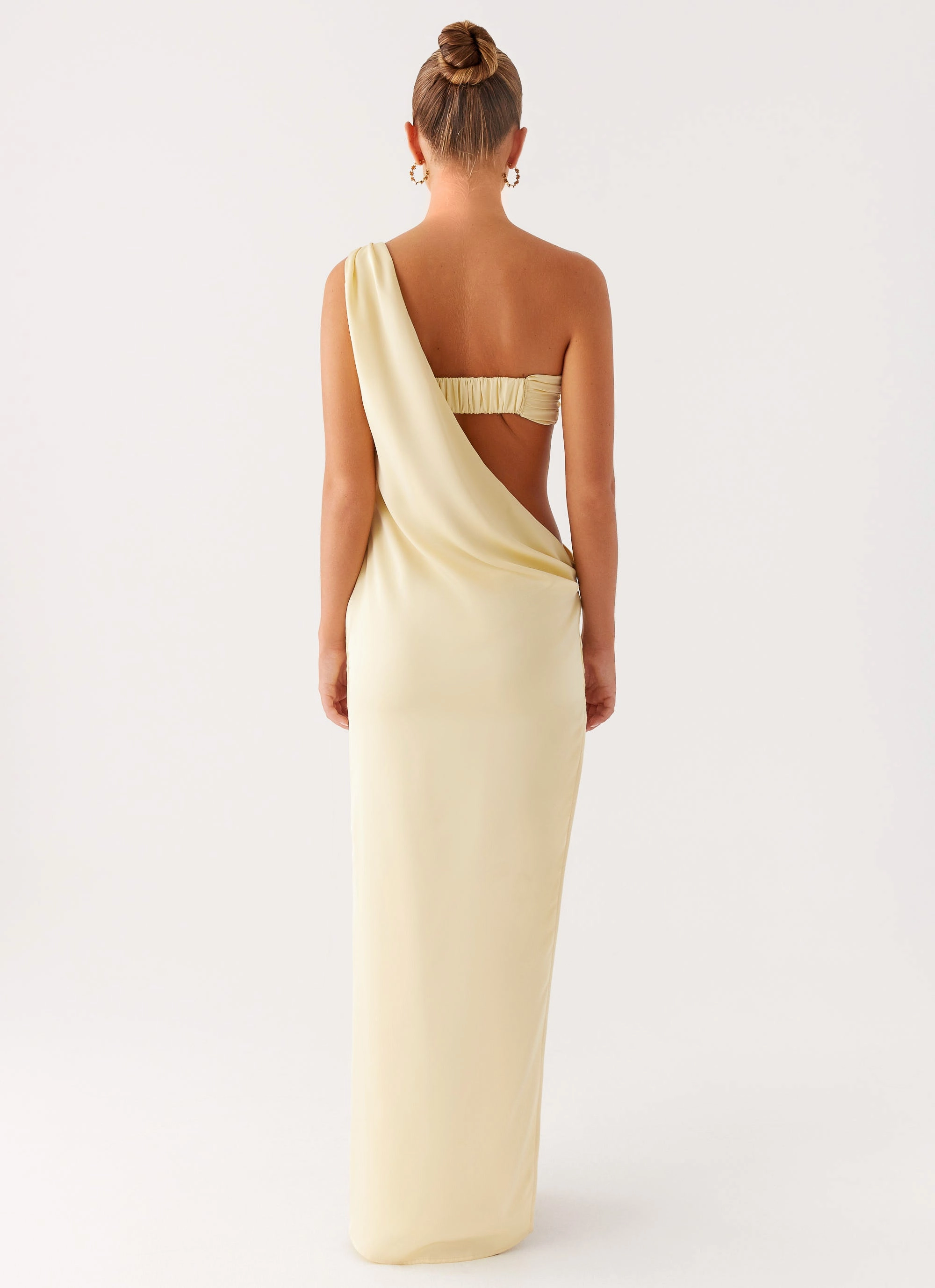 Cooper Maxi Dress - Yellow Trendy Silhouette
