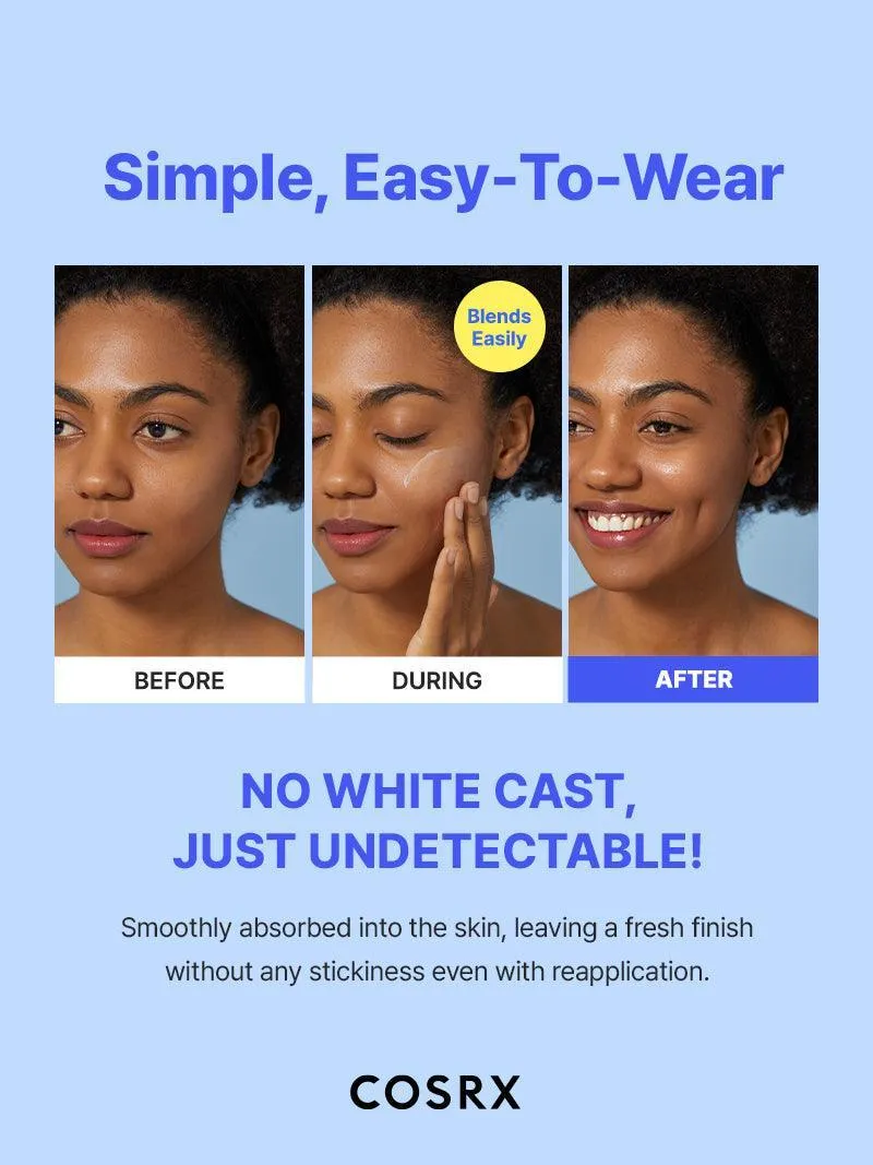 COSRX witch hazel aloe   hyaluronic acid ultra light invisible sunscreen واقي الشمس بالهايلرونك اسد والالوفيرا