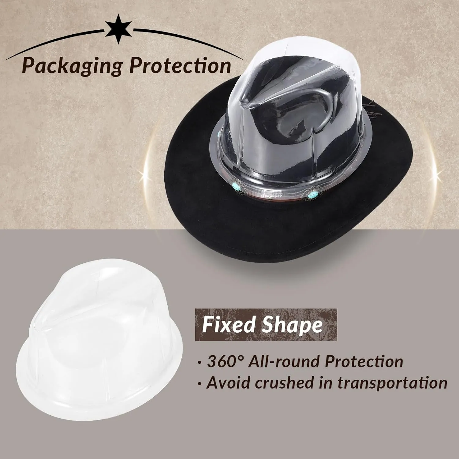 Cowboy Hats for Men Women with Blue Stones