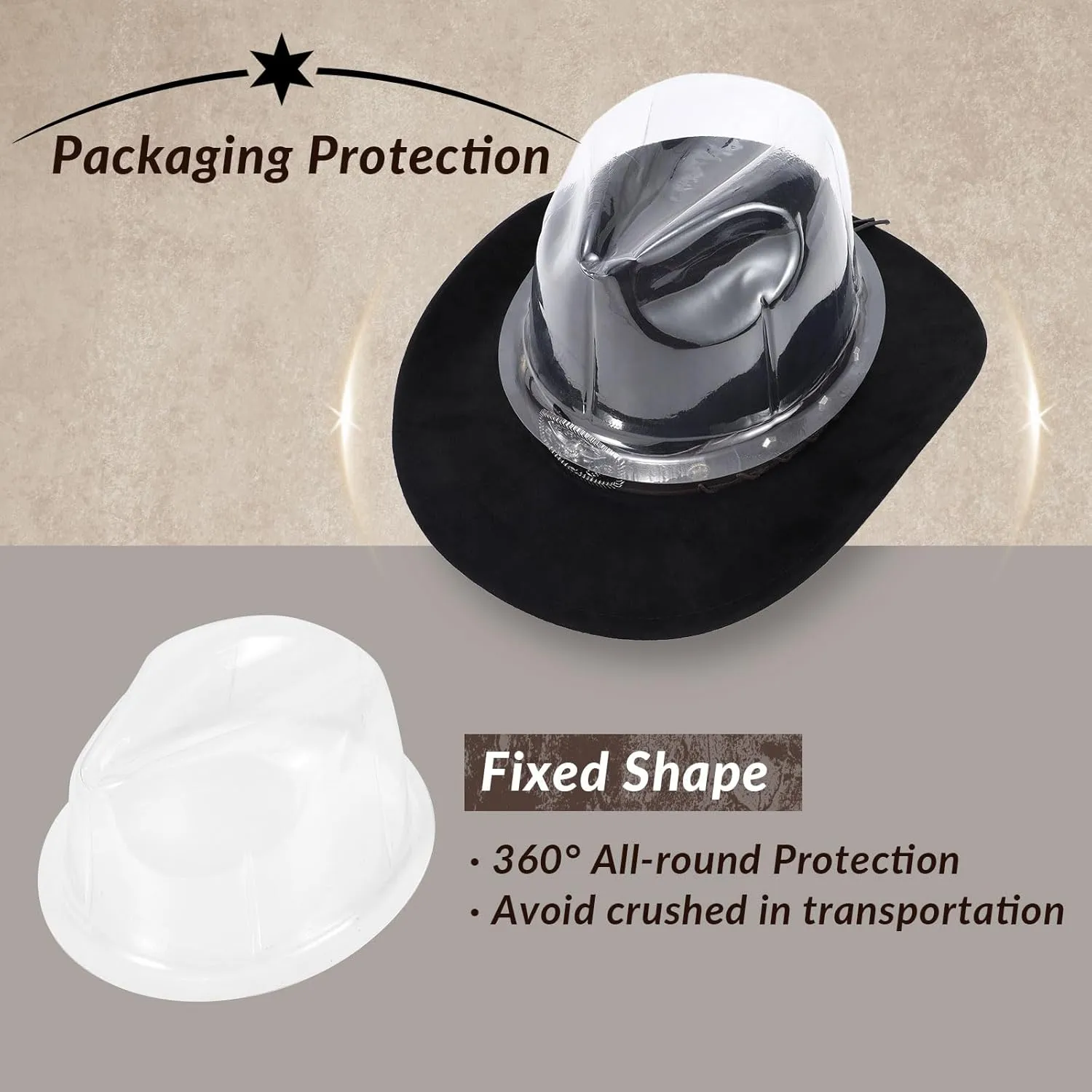 Cowboy Hats for Men Women with Blue Stones