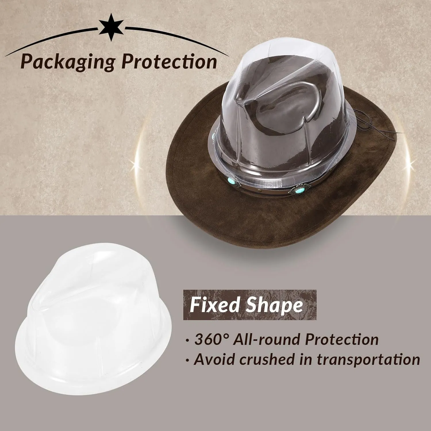 Cowboy Hats for Men Women with Blue Stones