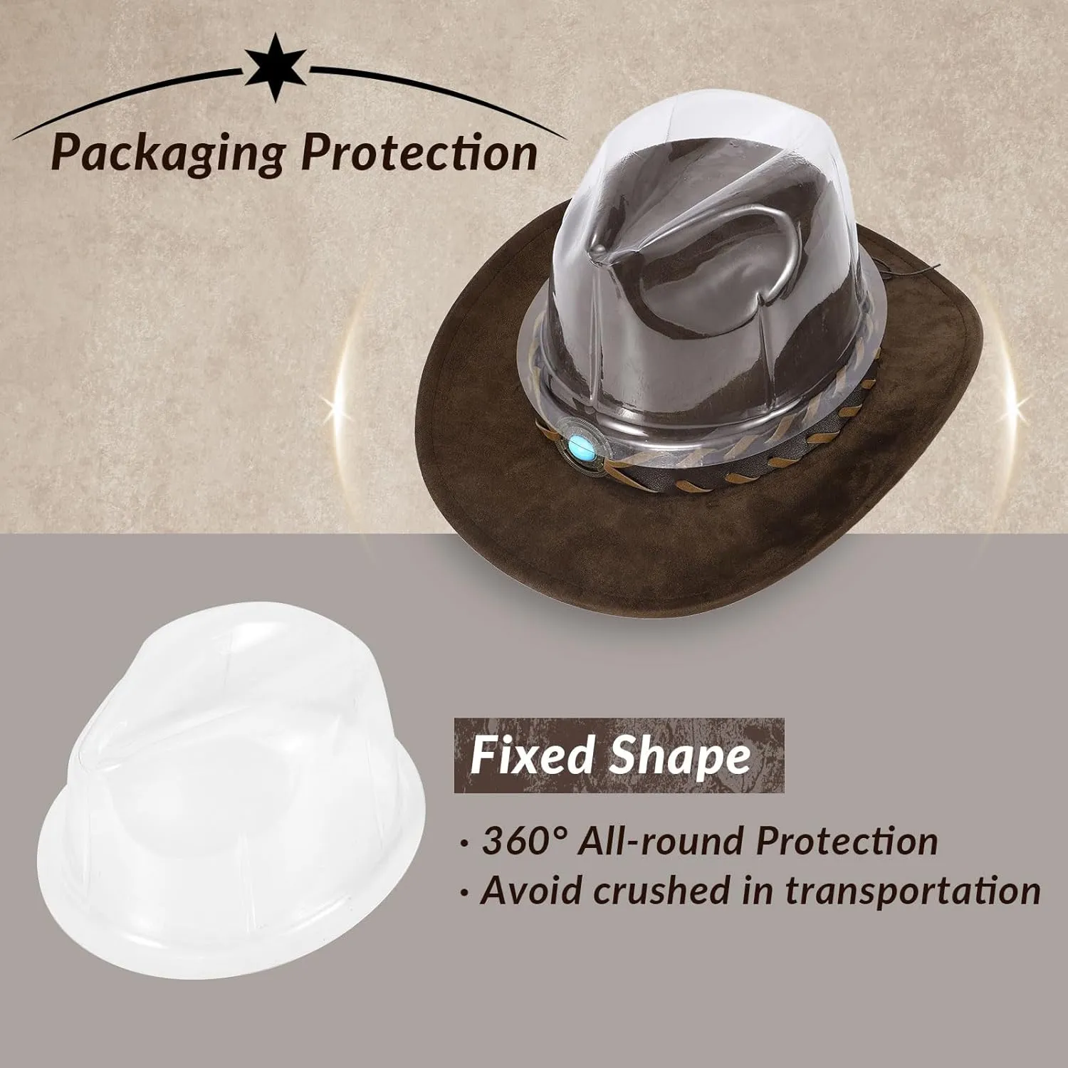 Cowboy Hats for Men Women with Blue Stones