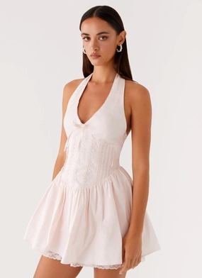 Moira Mini Dress - Pink Versatile sundress