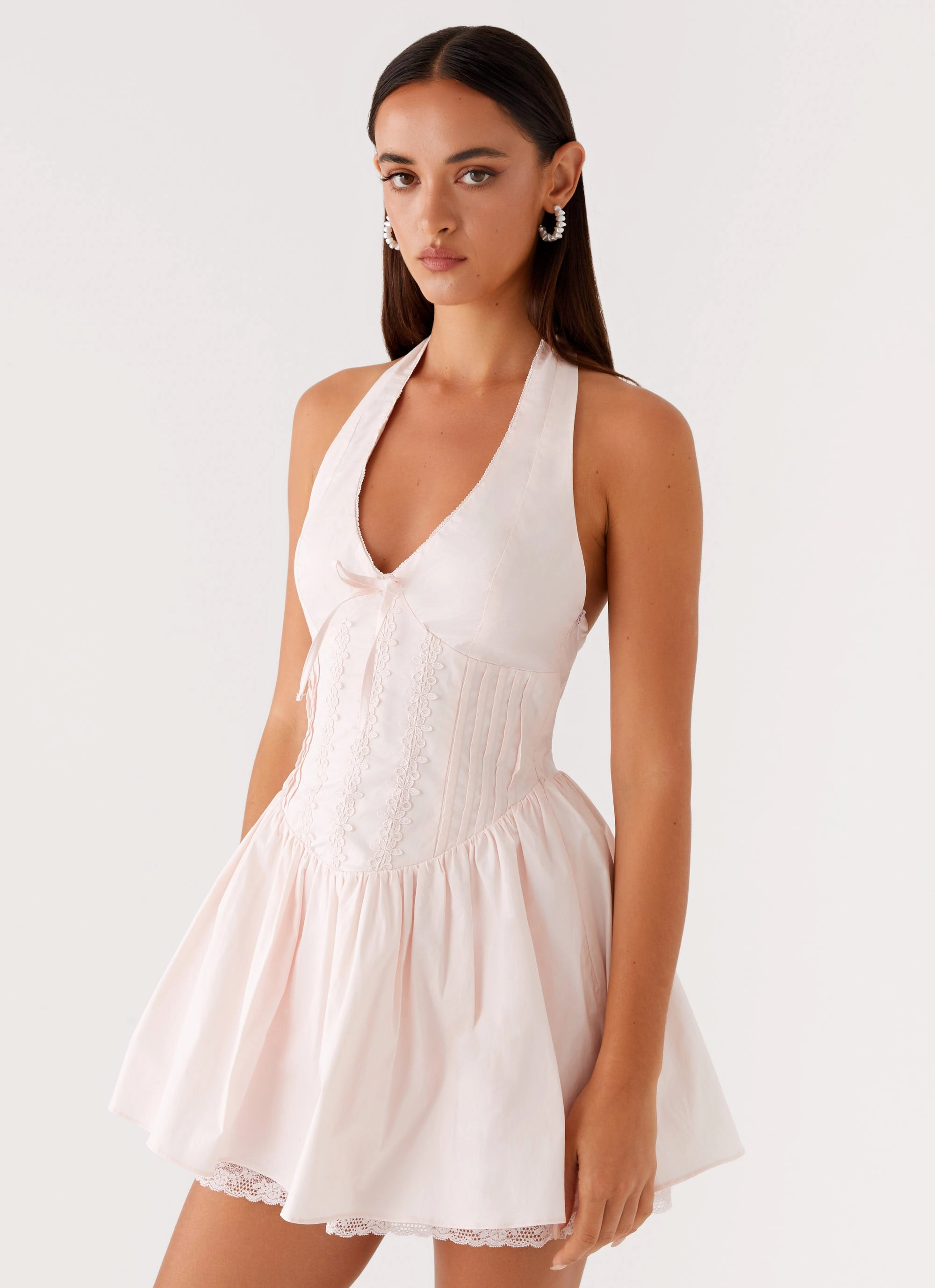 Moira Mini Dress - Pink Versatile sundress