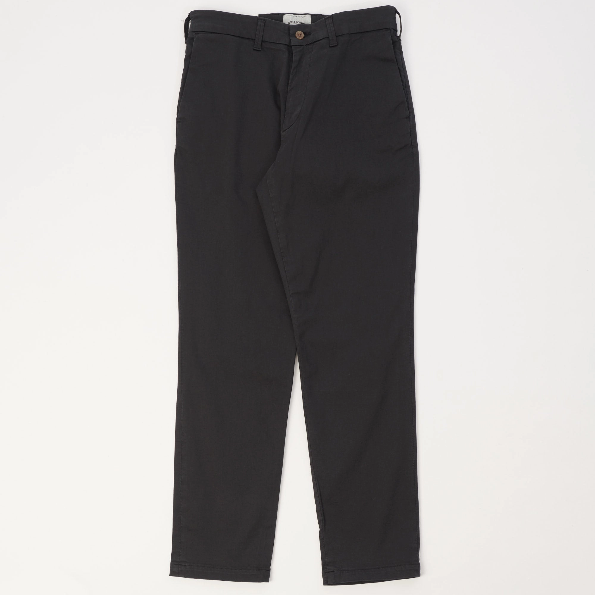 Soft Touch Material Spellbound Slim Tapered Stretch Chino - Black