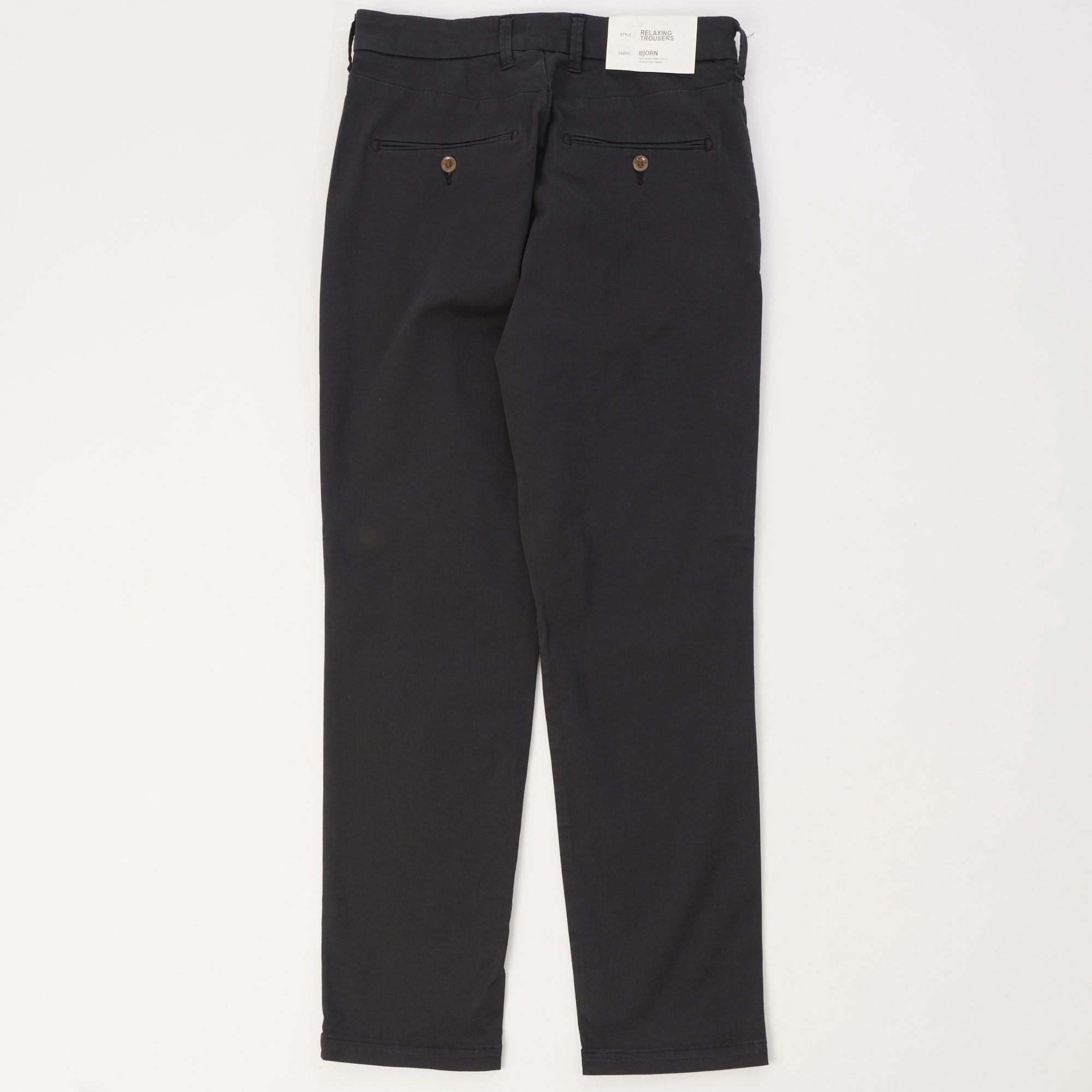 Slim Waist Sporty Layers Spellbound Slim Tapered Stretch Chino - Black