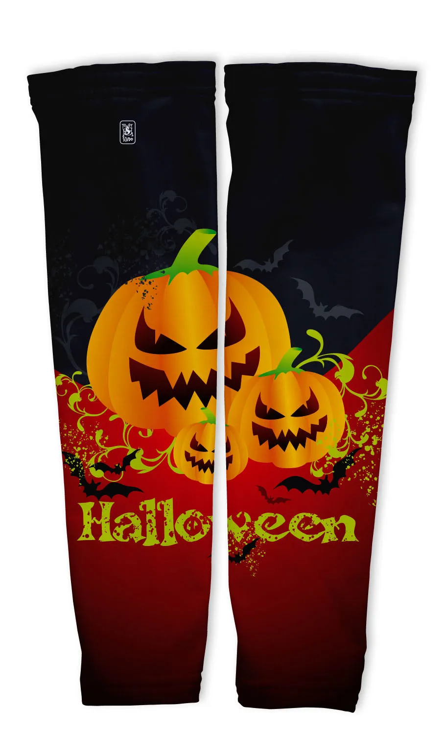 Creepy Pumpkins Compression Arm Sleeves UV Protection Unisex - Walking - Cycling - Running - Golf - Baseball - Basketball