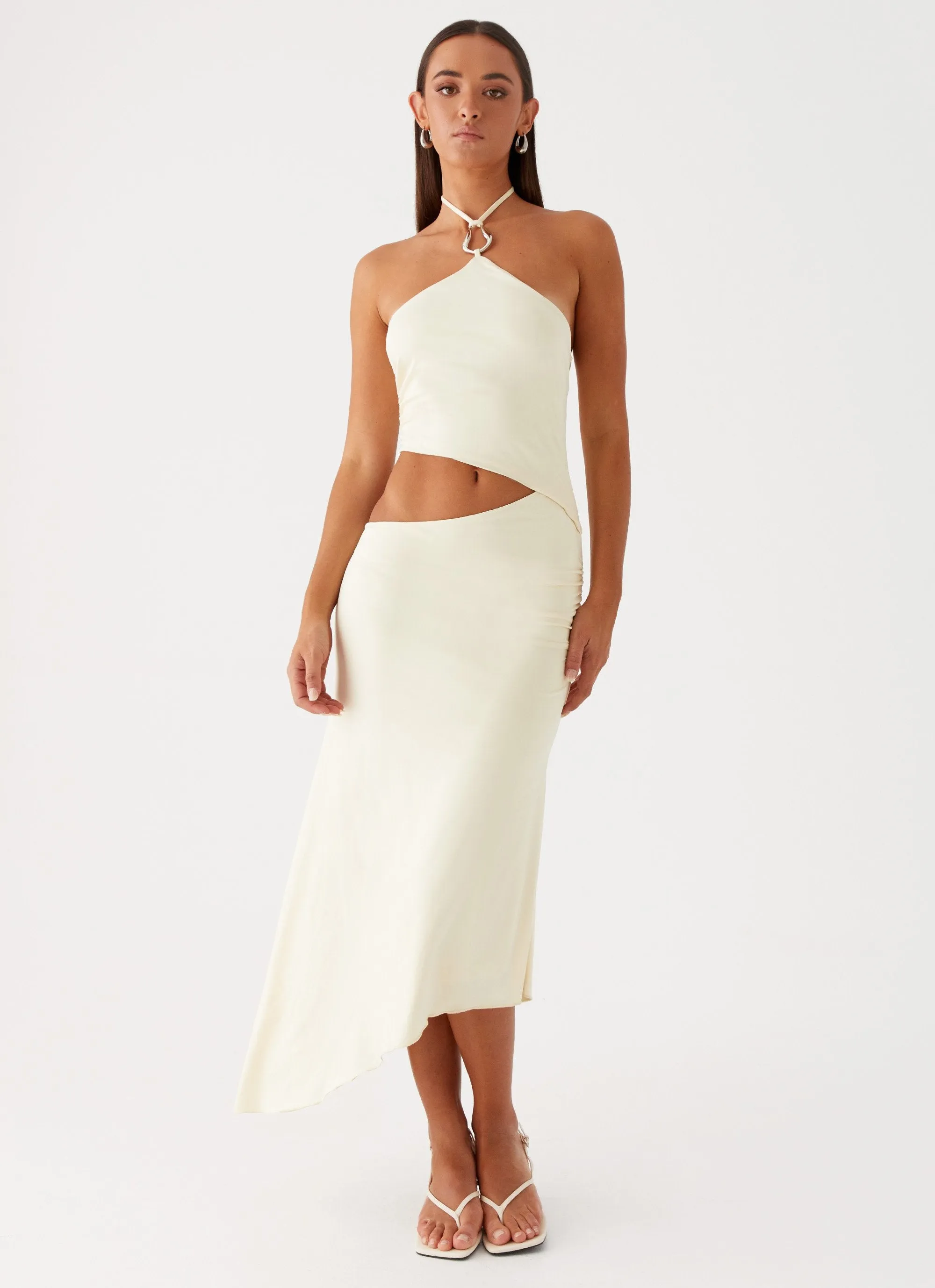 Tasha Maxi Dress - Lemon Tailored Style sporty wear