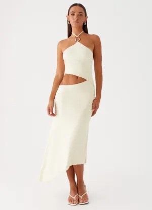Tasha Maxi Dress - Lemon Tailored Style sporty wear