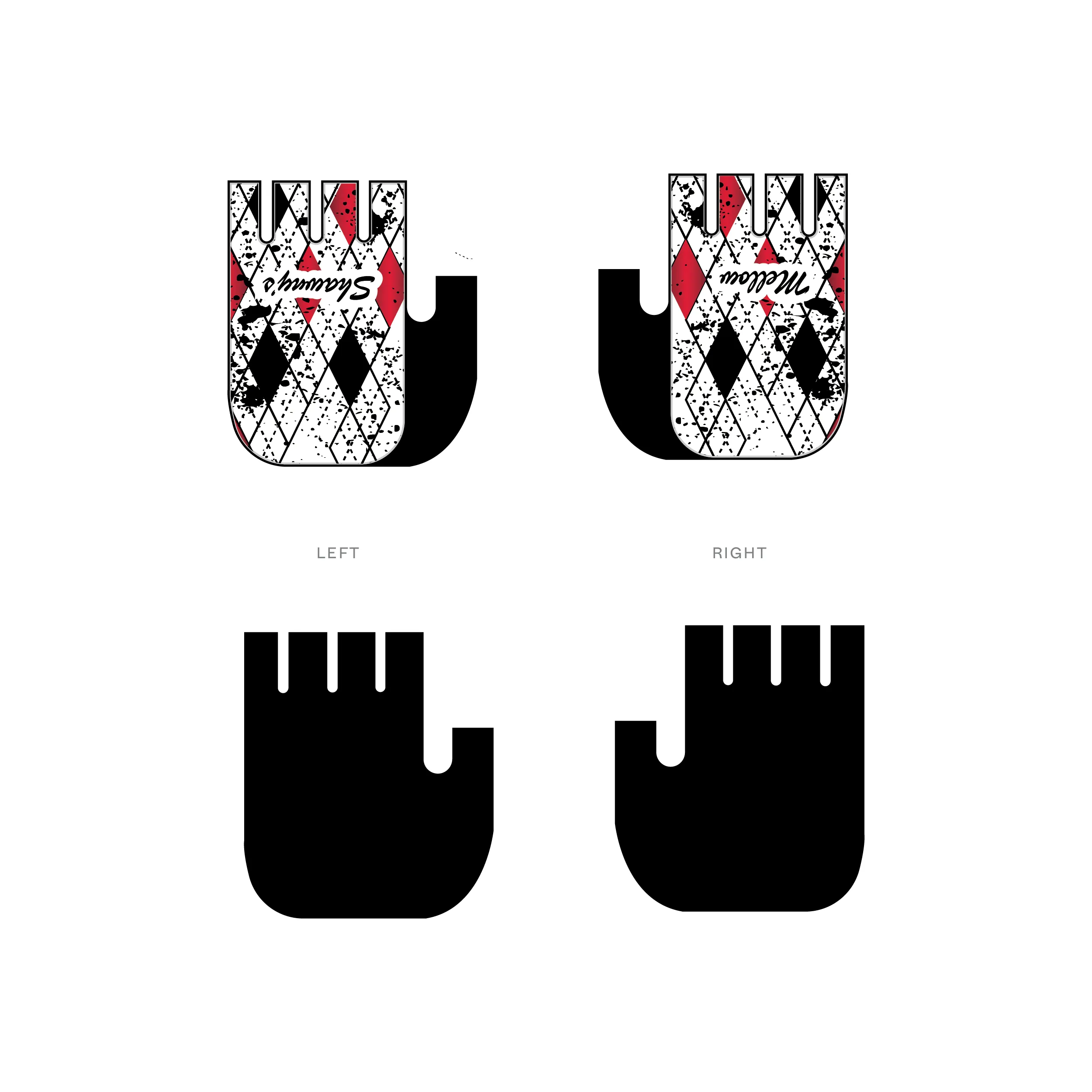 Custom Tech Gloves - Mellow Shawny's Bike Shop