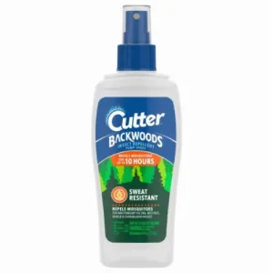 Cutter HG-96284 6 oz Bottle of Pump Spray Backwoods Insect Repellent - Quantity of 10