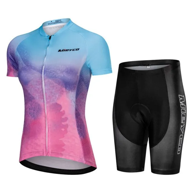 Cycling Jersey Set ProTeam Cycling Clothing Breathable Bicycle Clothes Quick Dry MTB Bike Jersey Kits Roupa De Ciclismo Feminina