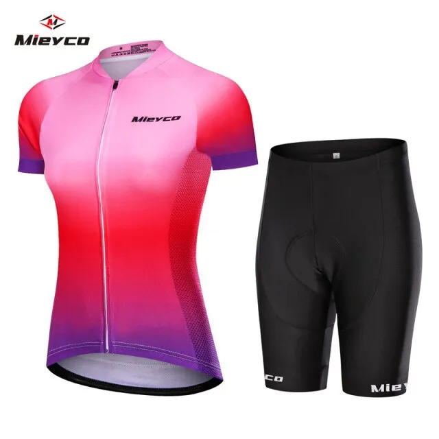 Cycling Jersey Set ProTeam Cycling Clothing Breathable Bicycle Clothes Quick Dry MTB Bike Jersey Kits Roupa De Ciclismo Feminina