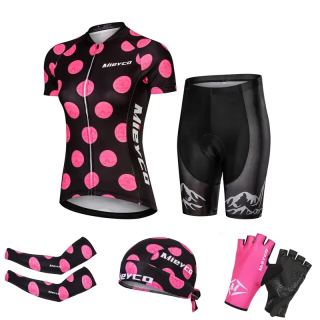 Cycling Jersey Set ProTeam Cycling Clothing Breathable Bicycle Clothes Quick Dry MTB Bike Jersey Kits Roupa De Ciclismo Feminina