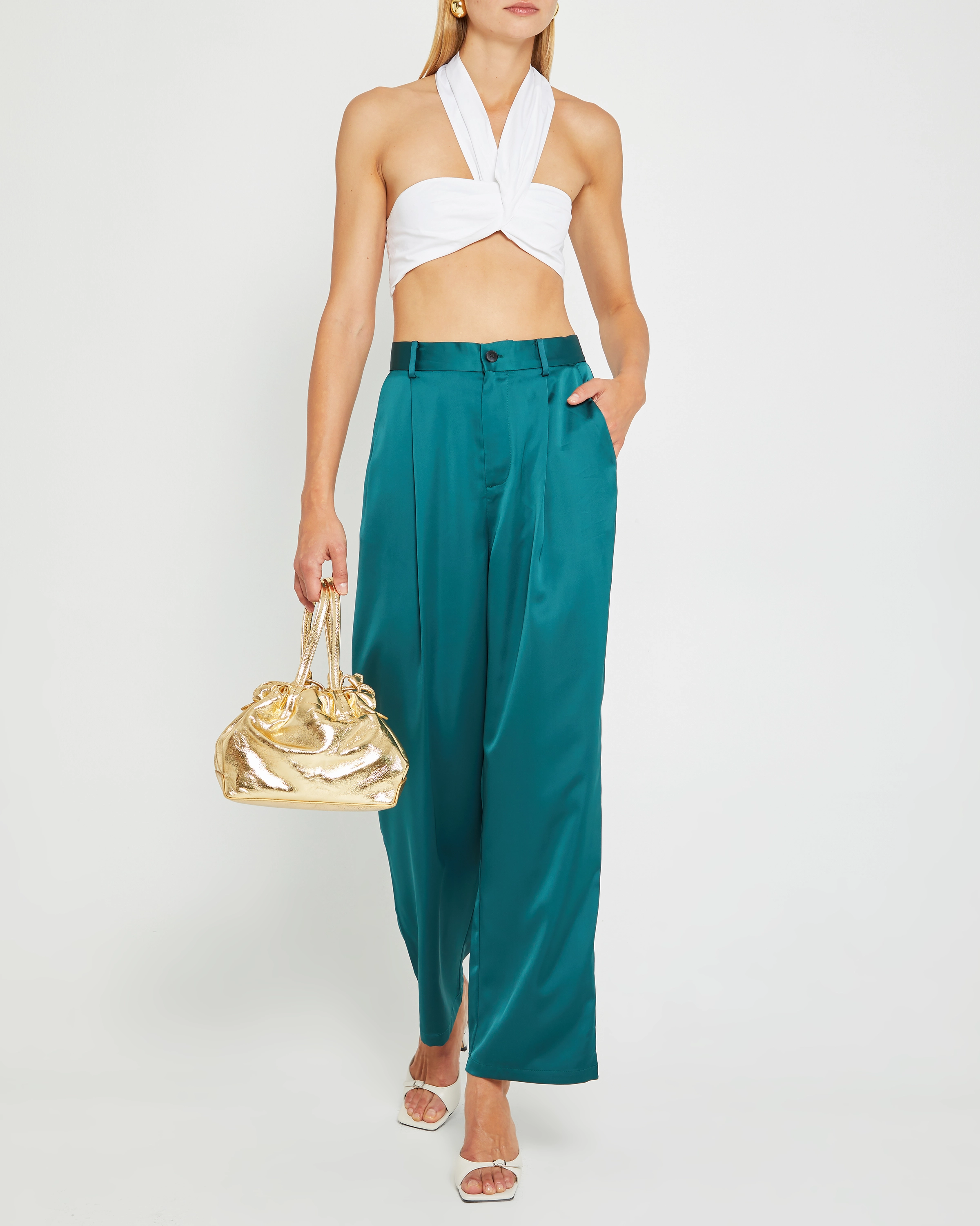 Keefa High Waisted Pant High Rise Design