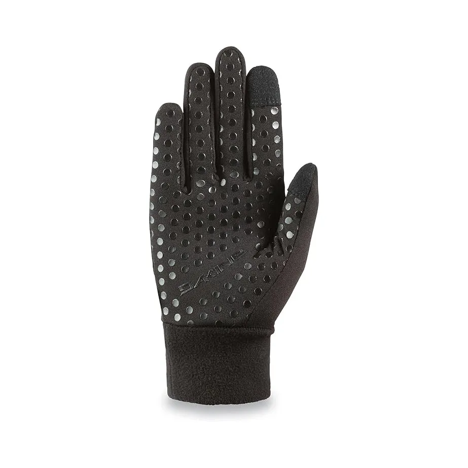 Dakine Women's Black Storm Liners Large Gloves - 10004468-BLACK-L
