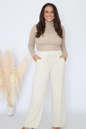 Cozy Wear Dance Pants- Champagne (FINAL SALE)