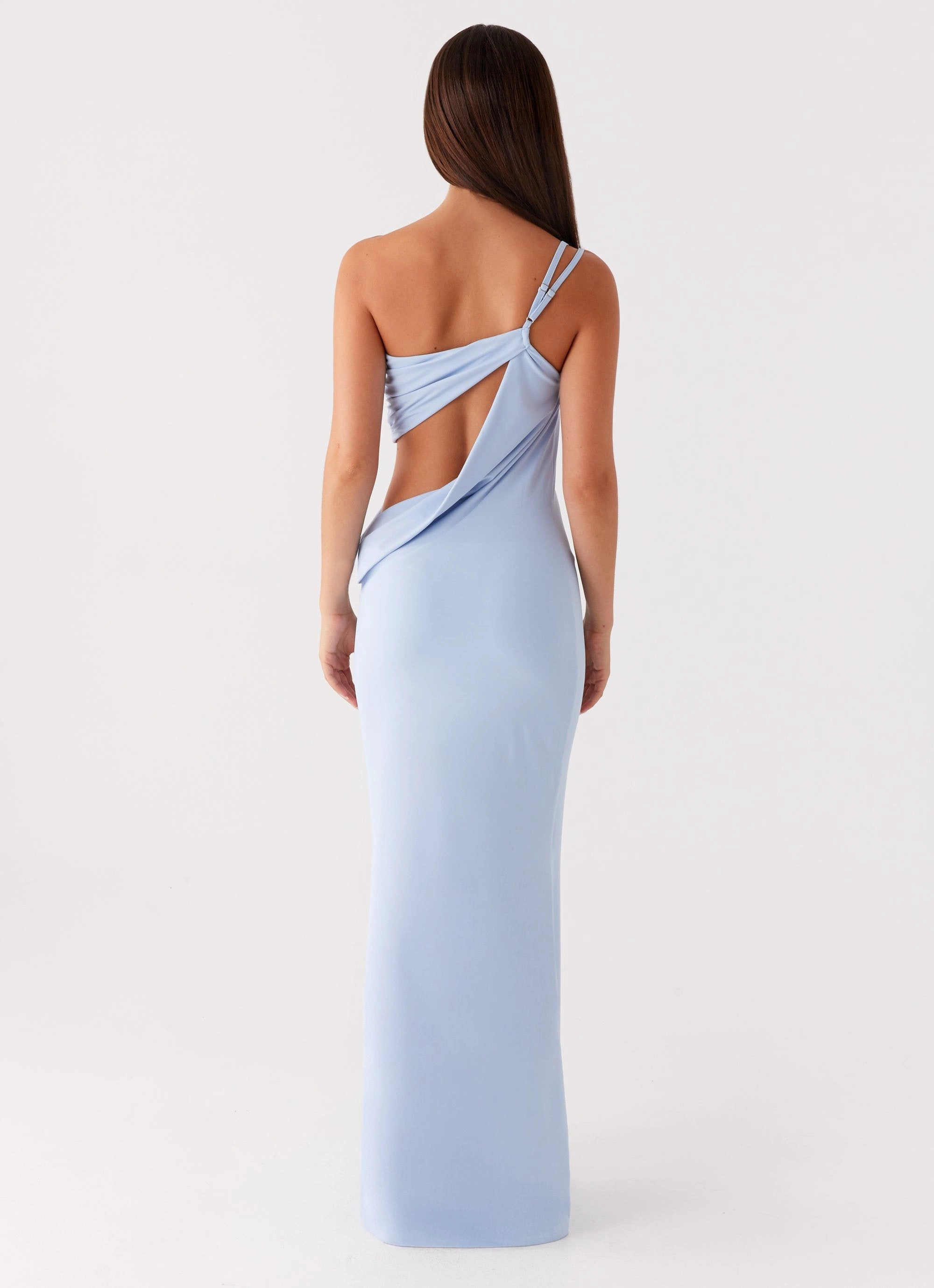 Dani Maxi Dress - Blue Art-Gallery