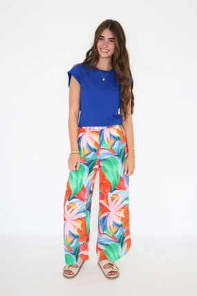 LaserCutVents Dante Villa Floral Pant (FINAL SALE)