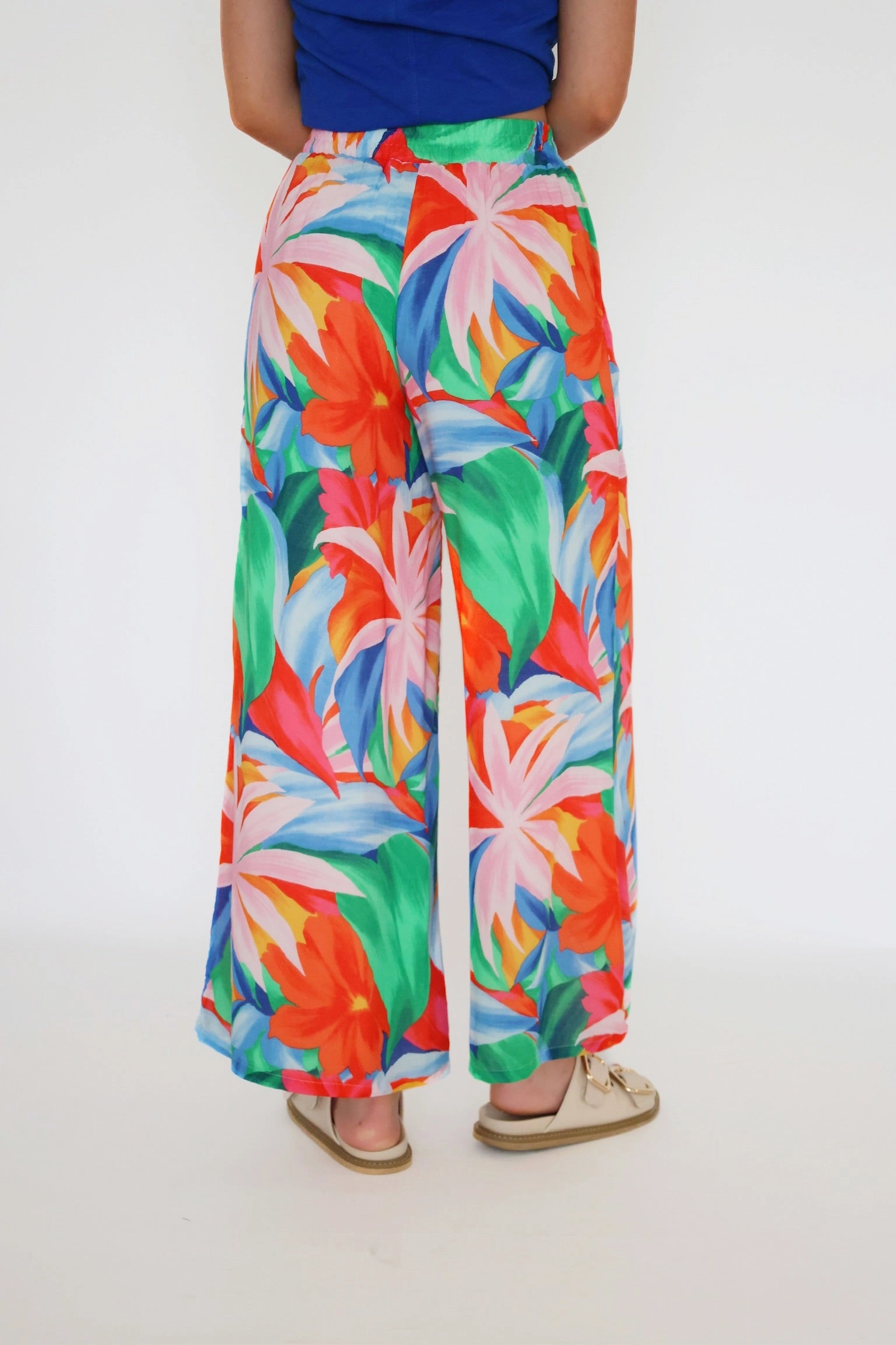 Double Layered Fabric Dante Villa Floral Pant (FINAL SALE)