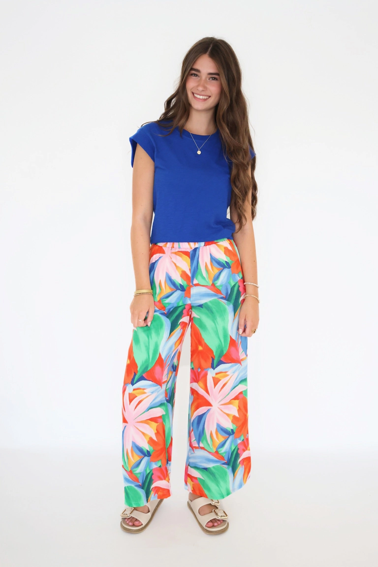 LaserCutVents Dante Villa Floral Pant (FINAL SALE)