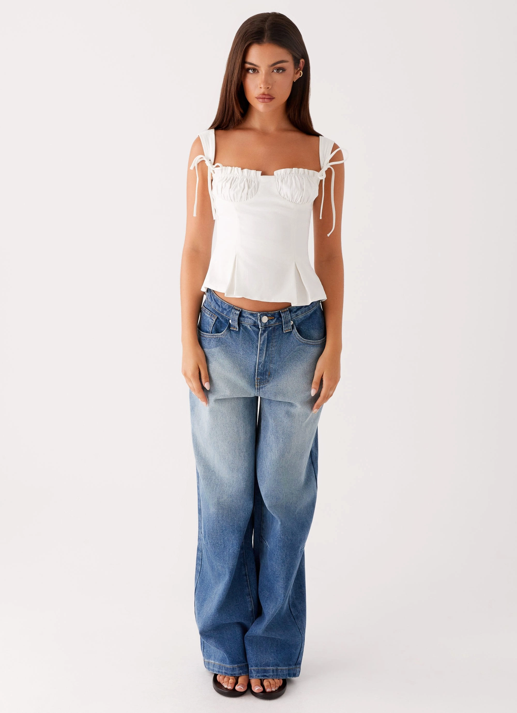 Daydreams Top - White FrictionResistant Edges