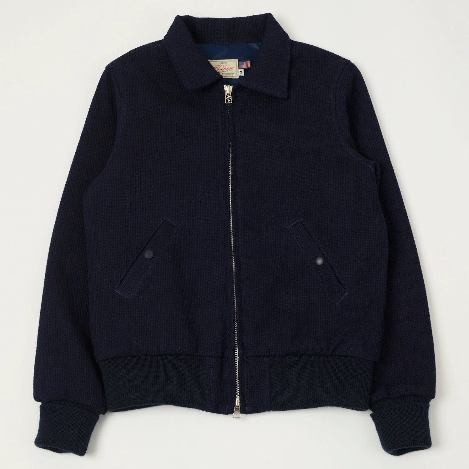 Dehen 1920 Sashiko Weekender Jacket - Indigo Everyday Fit Style