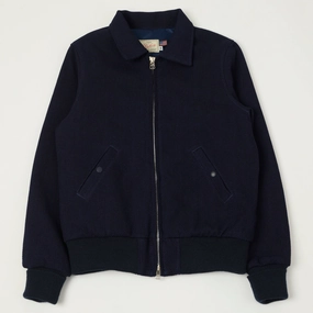 Dehen 1920 Sashiko Weekender Jacket - Indigo Everyday Fit Style