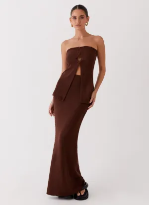 Delicate Lady Knit Top - Chocolate Softened Edges PlushLining