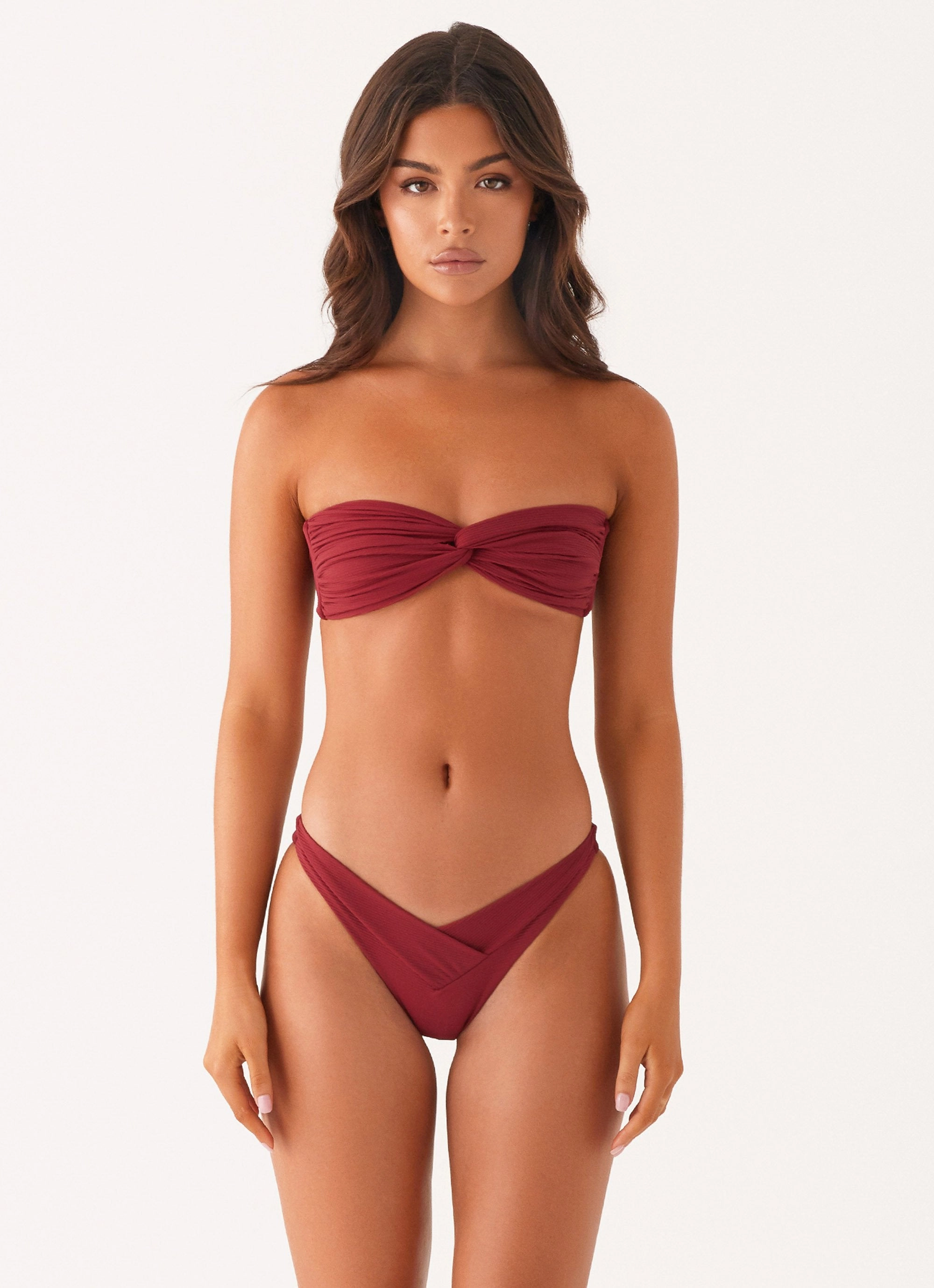 Water Escape Delta Bikini Bottoms - Mulberry