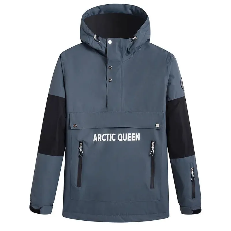 Designer Ski jackets for Couple Youngth Athletic Half-zip Ski Hoodies