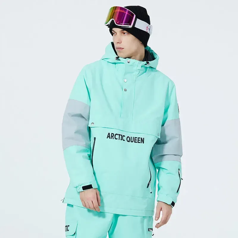 Designer Ski jackets for Couple Youngth Athletic Half-zip Ski Hoodies