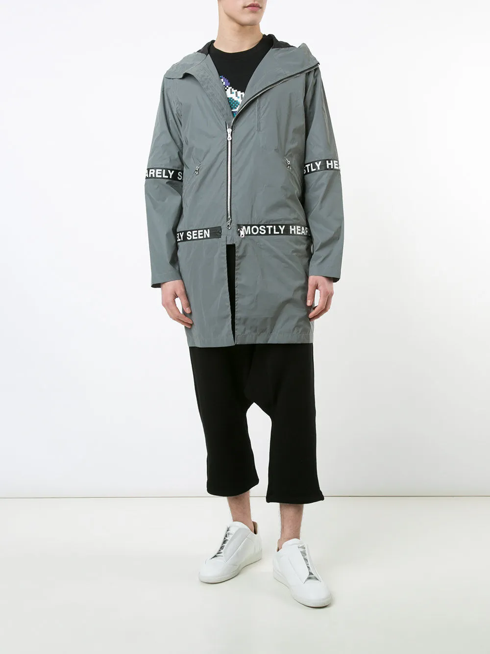 DETACHED HOODIE - SILVER 3M
